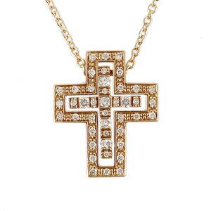 Damiani Belle Epoque XXS Rose gold diamond Necklace